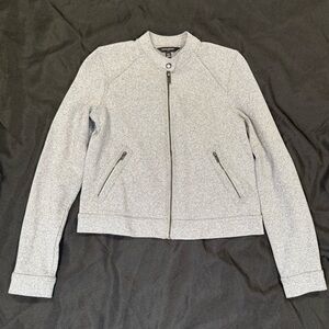Banana Republic Factory Cropped Gray Women's Jacket